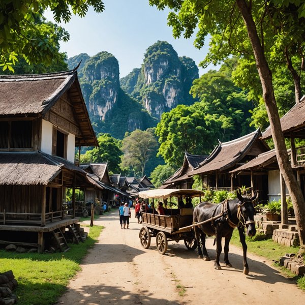 Comment organiser une visite des villages traditionnels en Thaïlande?